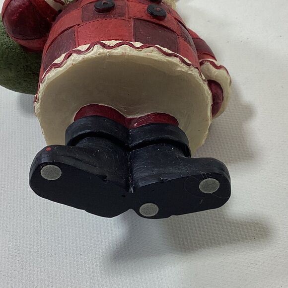 Christmas Santa Figure Ceramic Resin 5" - Picture 6 of 7